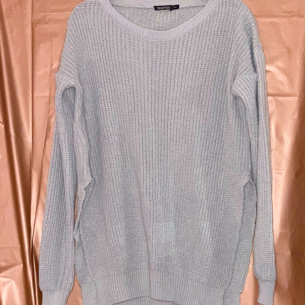 Gray Boohoo Sweater